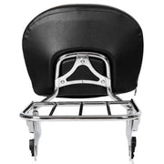 DURAFORCE Backrest Sissy Bar Rack For Harley Touring Street Glide Road King 1997-2008