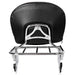 DURAFORCE Backrest Sissy Bar Rack For Harley Touring Street Glide Road King 1997-2008