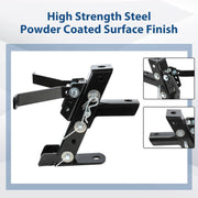 DURAFORCE Adjustable Lawn Mower Trailer Towing Hitch Garden Tractor Hitch For John Deere