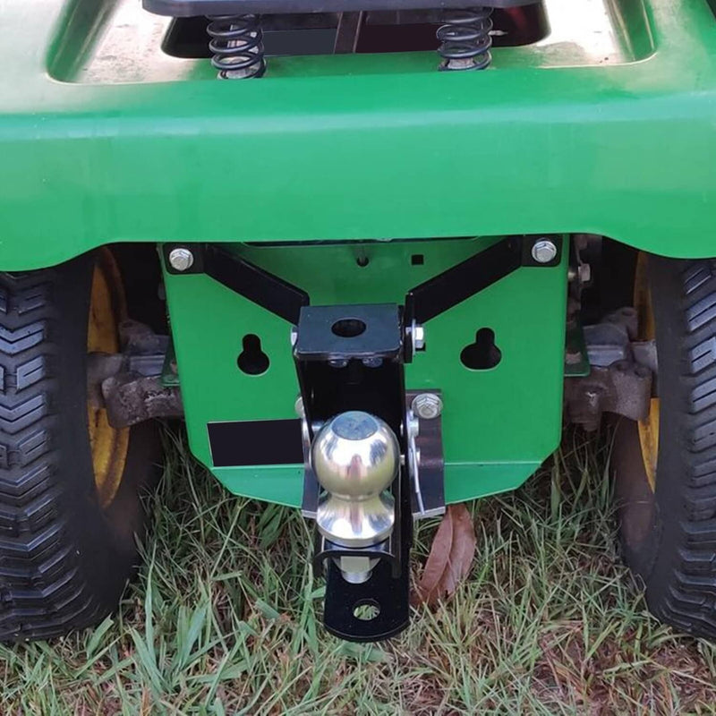 DURAFORCE Adjustable Lawn Mower Trailer Towing Hitch Garden Tractor Hitch For John Deere