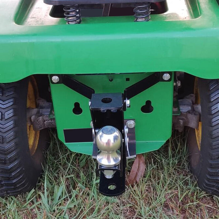 DURAFORCE Adjustable Lawn Mower Trailer Towing Hitch Garden Tractor Hitch For John Deere