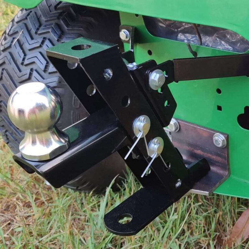DURAFORCE Adjustable Lawn Mower Trailer Towing Hitch Garden Tractor Hitch For John Deere