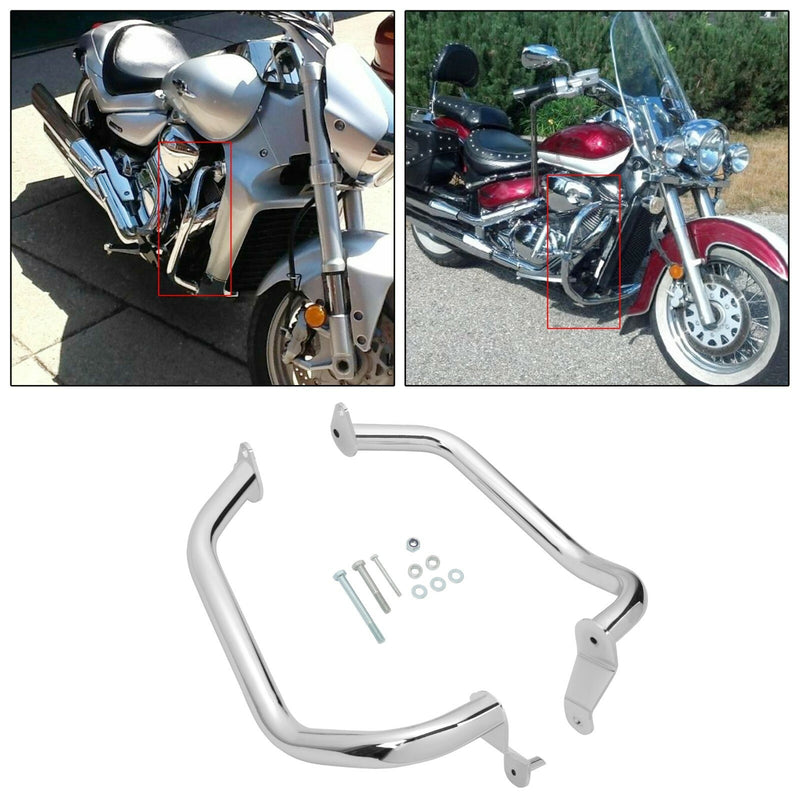 DURAFORCE For Suzuki M109R Limited Engine Case Guard Highway Crash Bar Boulevard 06-24