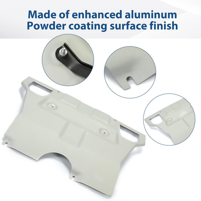 DURAFORCE NEW Engine Pan Skid Plate For Toyota Tacoma 2005-2015 Gray Aluminium PT212-35075