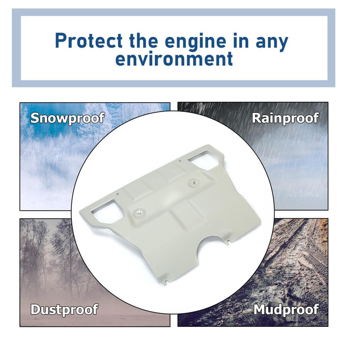 DURAFORCE NEW Engine Pan Skid Plate For Toyota Tacoma 2005-2015 Gray Aluminium PT212-35075