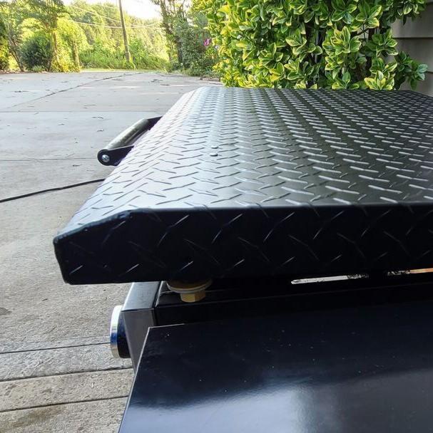 DURAFORCE Outdoor 36" Hinged Hard Cover Lid 36 Inch Aluminum DP For Blackstone Griddle