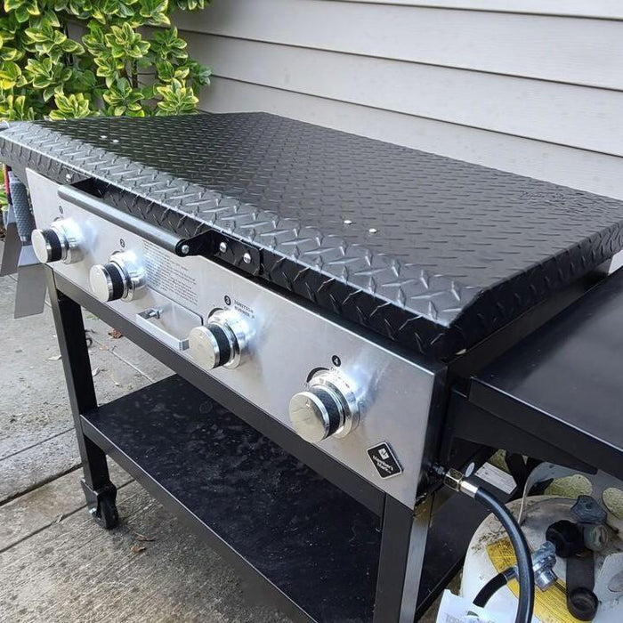 DURAFORCE Outdoor 36" Hinged Hard Cover Lid 36 Inch Aluminum DP For Blackstone Griddle