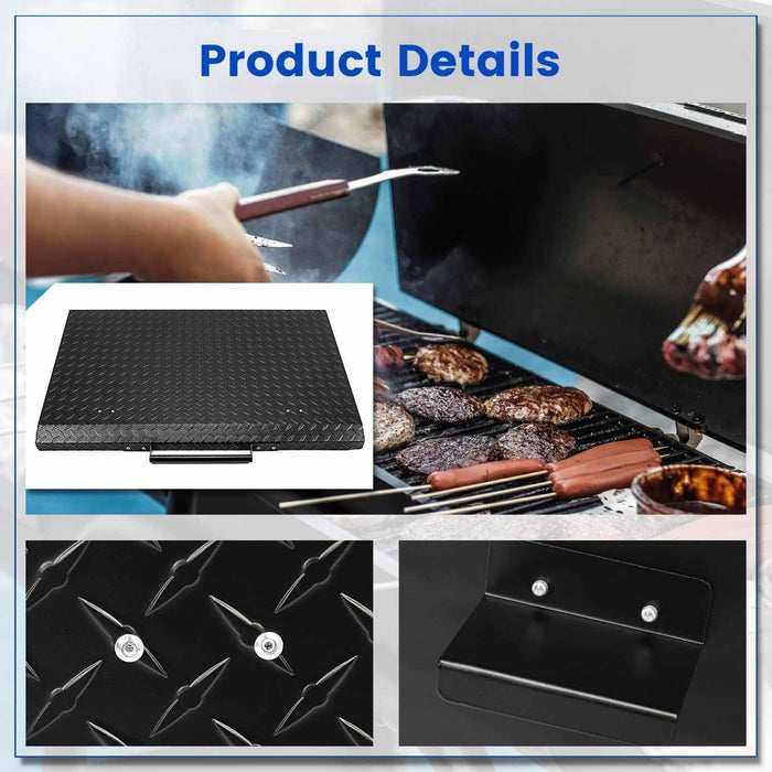 DURAFORCE Outdoor 36" Hinged Hard Cover Lid 36 Inch Aluminum DP For Blackstone Griddle
