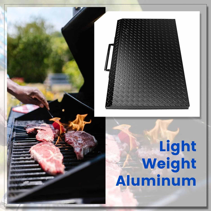 DURAFORCE Outdoor 36" Hinged Hard Cover Lid 36 Inch Aluminum DP For Blackstone Griddle