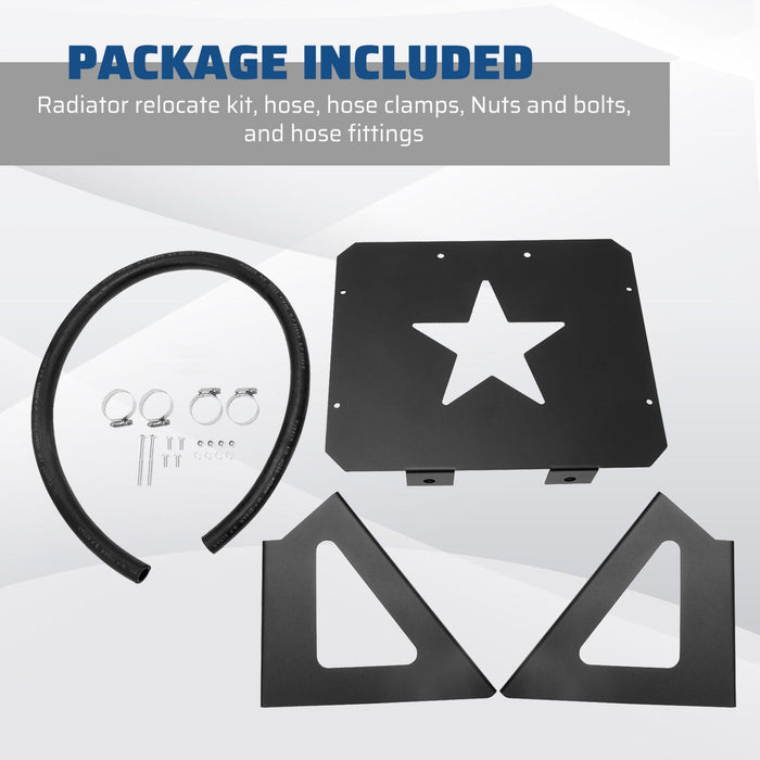 DURAFORCE Radiator Relocation Relocate Kits Brackets For Polaris Sportsman 400 450 500 570