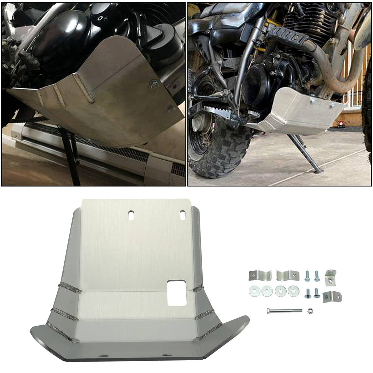 For Yamaha TW200 1987-2023 Engine Guard Aluminum Skid Plate Splash Gua ...