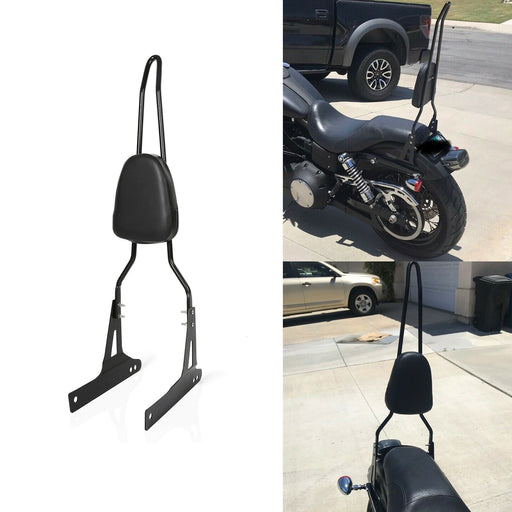 DURAFORCE Detachable Backrest Sissy Bar Upright For Harley Davidson Dyna 06-17 Wide Glide