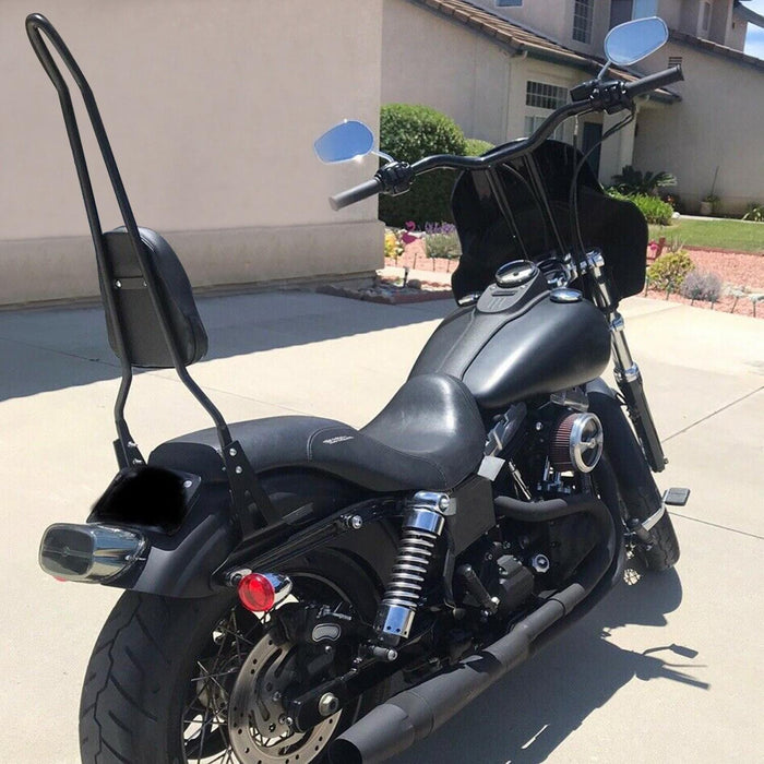 DURAFORCE Detachable Backrest Sissy Bar Upright For Harley Davidson Dyna 06-17 Wide Glide