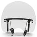 DURAFORCE 19"x17"Large Clear Universal Windshield for 7/8'' 1'' 1.25" Motorcycle Handlebar