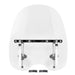 DURAFORCE 19"x17" Large Clear Windshield For Harley Honda Suzuki Yamaha Cruiser motorcycle