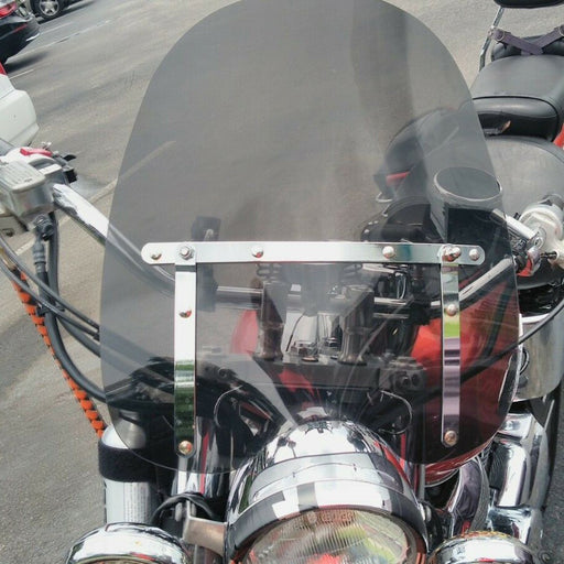 DURAFORCE Smoke Windshield Windscreen for Honda Magna Shadow Spirit Sabre 600 19"x17"