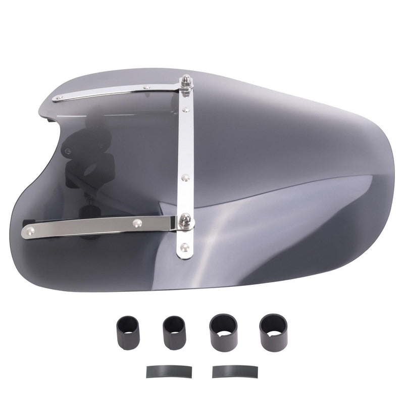 DURAFORCE Smoke Windshield Windscreen for Honda Magna Shadow Spirit Sabre 600 19"x17"