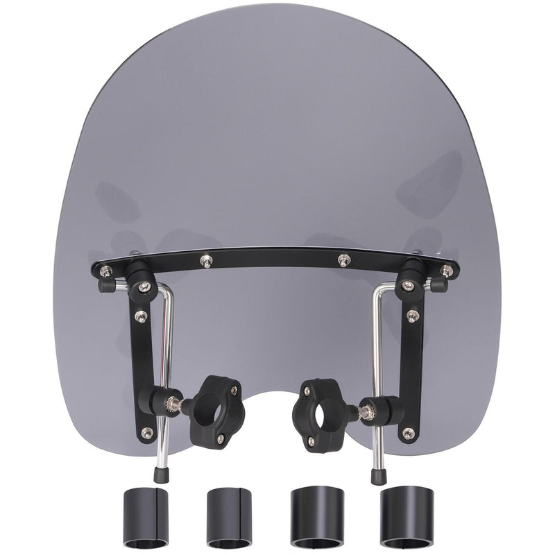DURAFORCE Smoke Windshield Windscreen for Honda Magna Shadow Spirit Sabre 600 19"x17"