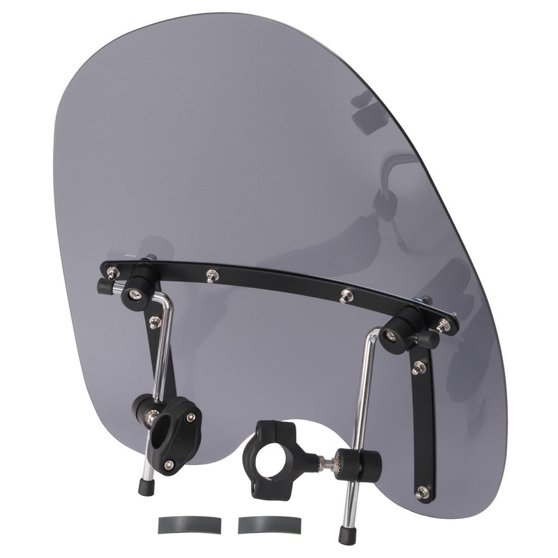 DURAFORCE Smoke Windshield Windscreen for Honda Magna Shadow Spirit Sabre 600 19"x17"