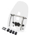 DURAFORCE 18"x16" Clear Universal Motorcycle Windshield For Yamaha V Star 650 Virago 250