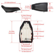 DURAFORCE Complete Seat Assembly Cushion For 1988-2000 Honda TRX Fourtrax 300 TRX300 FW