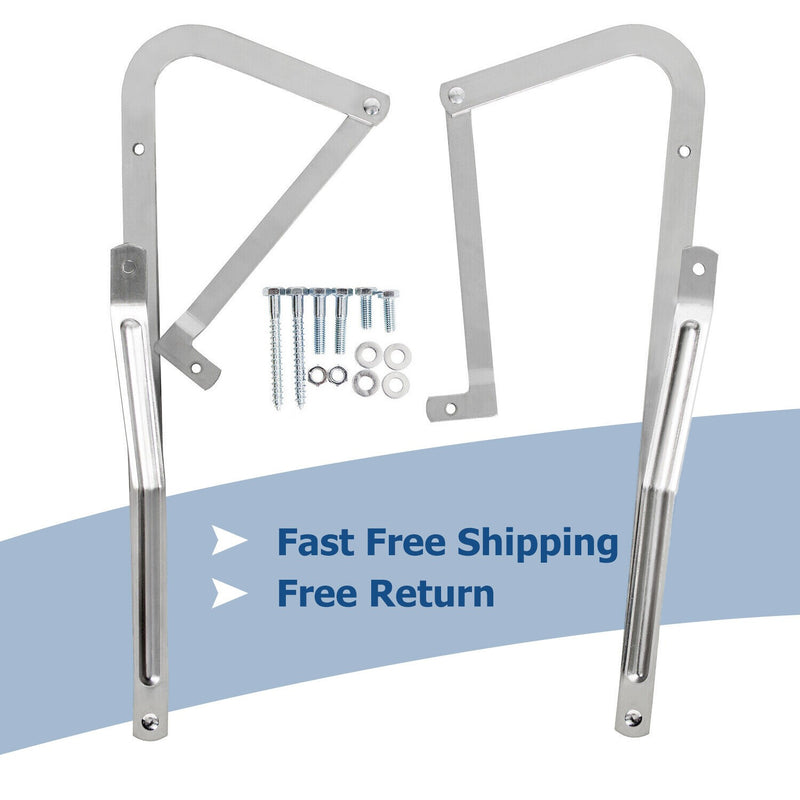 DURAFORCE Pair Attic Ladder Spreader Hinge Arms For Werner 55-1 MFG 2006 And Older