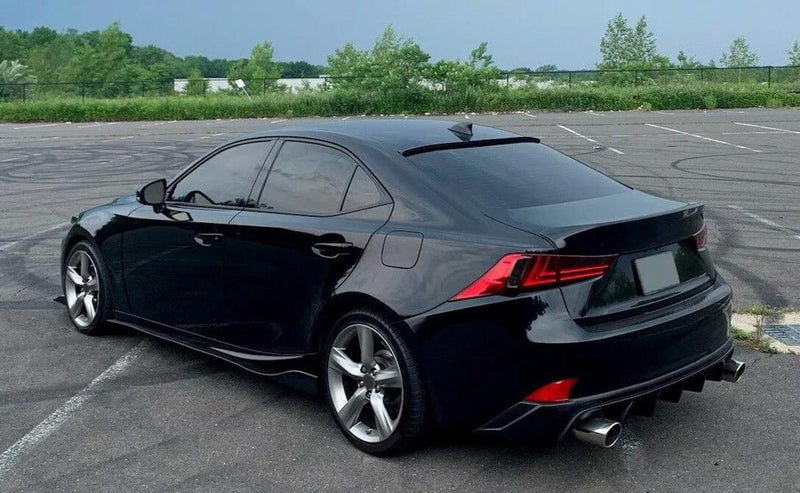 DURAFORCE Rear Bumper Diffuser Splitter Lip 5F Style For Lexus IS250 IS350 IS200T 14-16