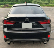 DURAFORCE Rear Bumper Diffuser Splitter Lip 5F Style For Lexus IS250 IS350 IS200T 14-16