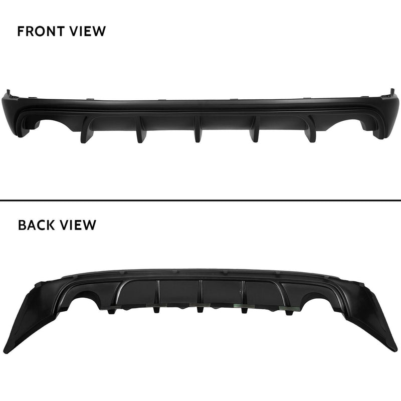 DURAFORCE Rear Bumper Diffuser Splitter Lip 5F Style For Lexus IS250 IS350 IS200T 14-16