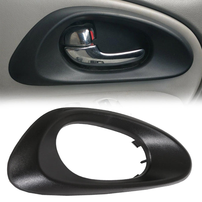 DURAFORCE Door Handle Inside Bezel Black Front Driver Side For Chevy Trailblazer 2002-2009