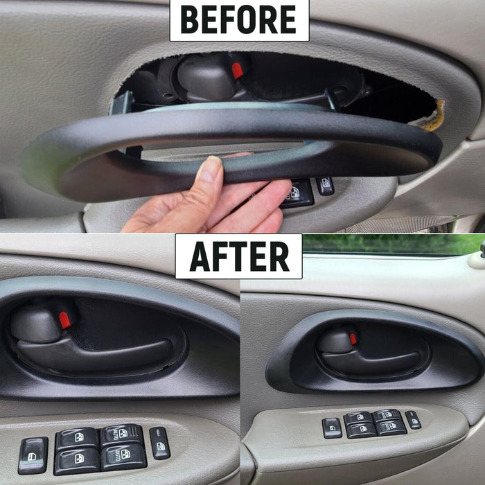 DURAFORCE Door Handle Inside Bezel Black Front Driver Side For Chevy Trailblazer 2002-2009