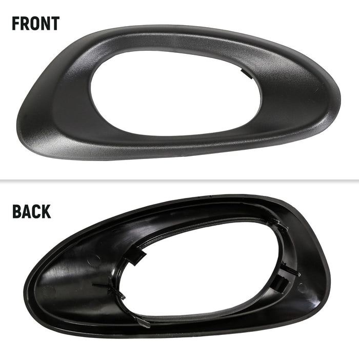 DURAFORCE Door Handle Inside Bezel Black Front Driver Side For Chevy Trailblazer 2002-2009