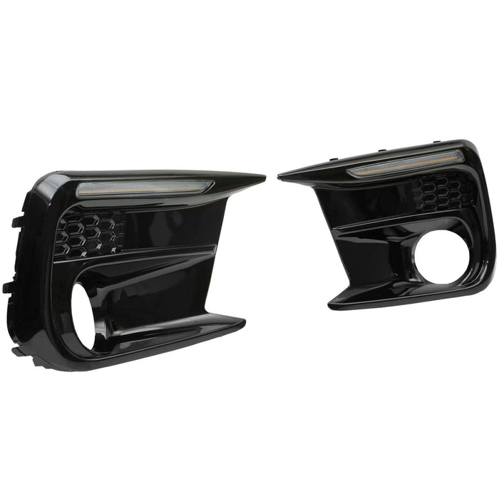 DURAFORCE Fit 2018-2021 Subaru WRX STI Switchback Led DRL Sequential Fog Lights Bezel