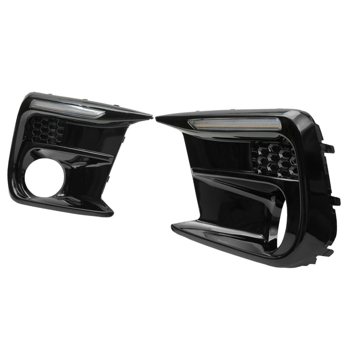 DURAFORCE Fit 2018-2021 Subaru WRX STI Switchback Led DRL Sequential Fog Lights Bezel