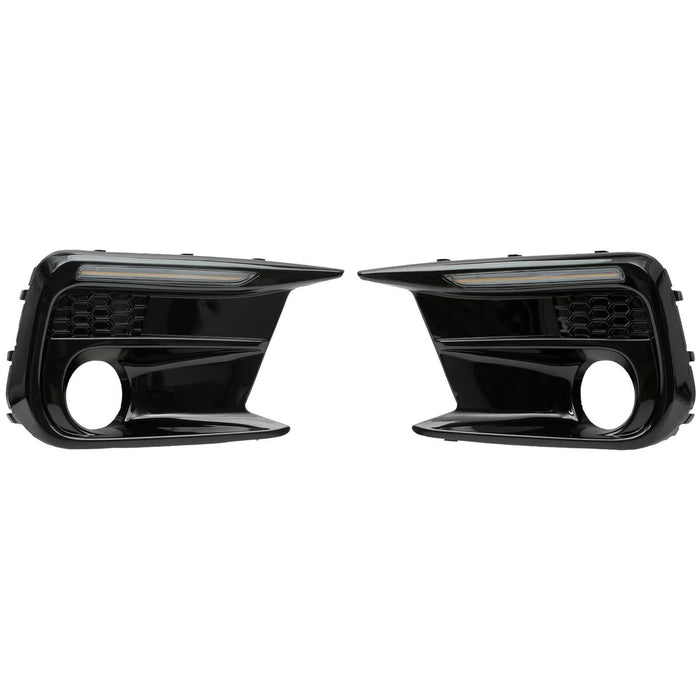 DURAFORCE Fit 2018-2021 Subaru WRX STI Switchback Led DRL Sequential Fog Lights Bezel