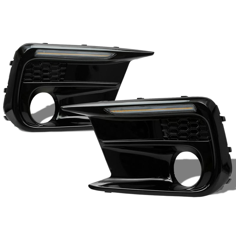 DURAFORCE Fit 2018-2021 Subaru WRX STI Switchback Led DRL Sequential Fog Lights Bezel