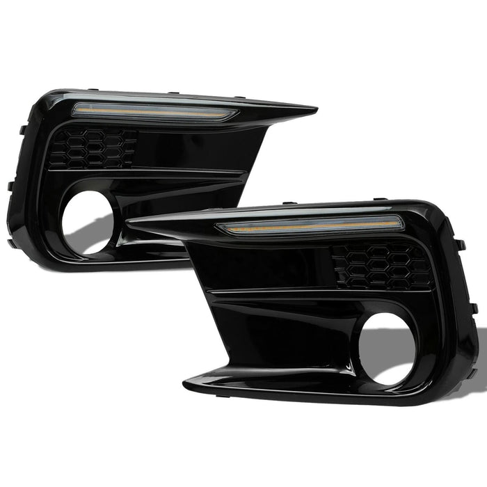 DURAFORCE Fit 2018-2021 Subaru WRX STI Switchback Led DRL Sequential Fog Lights Bezel
