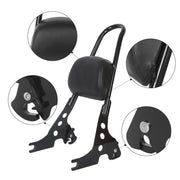 DURAFORCE Sissy Bar Backrest For Harley Sportster Iron 883 1200 Forty Eight 2004-2022