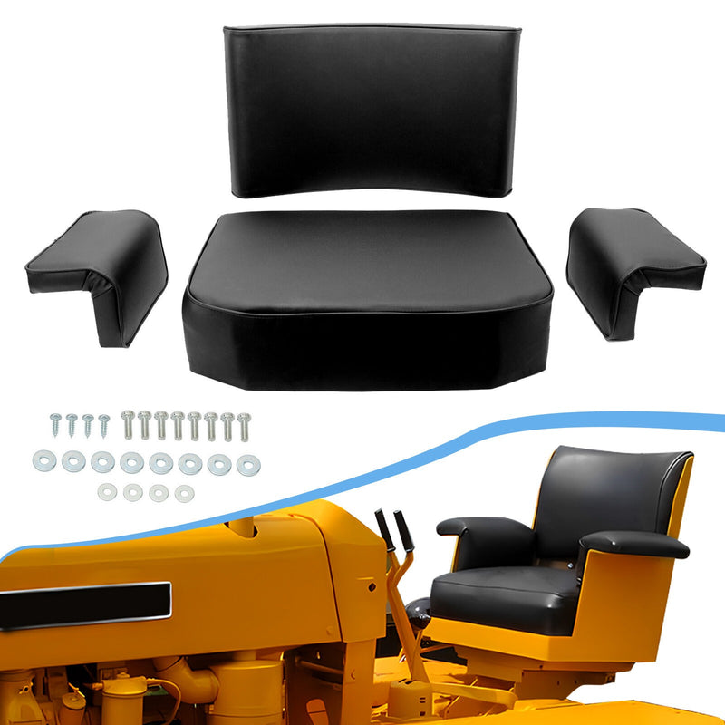 DURAFORCE 4 PCS Seat Cushion Set Kit Fits John Deere Crawler Dozer 420 430 440 1010 2010