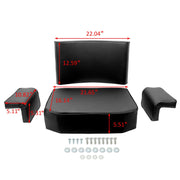 DURAFORCE 4 PCS Seat Cushion Set Kit Fits John Deere Crawler Dozer 420 430 440 1010 2010