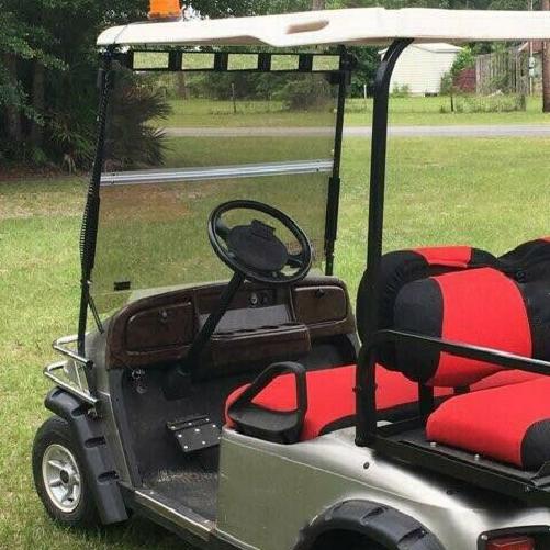 DURAFORCE For EZGO TXT 1994-2013 2014 Golf Cart Folding Windshield Tinted Windscreen