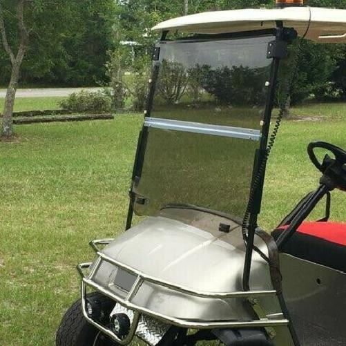 DURAFORCE For EZGO TXT 1994-2013 2014 Golf Cart Folding Windshield Tinted Windscreen