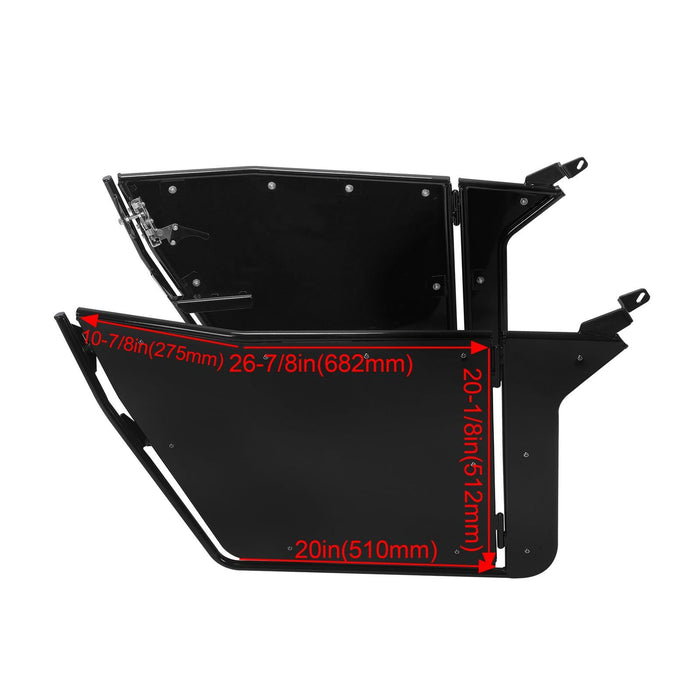 DURAFORCE Cab Doors Set For 2009-2022 Polaris RZR 170 UTV Powder Coated Aluminum