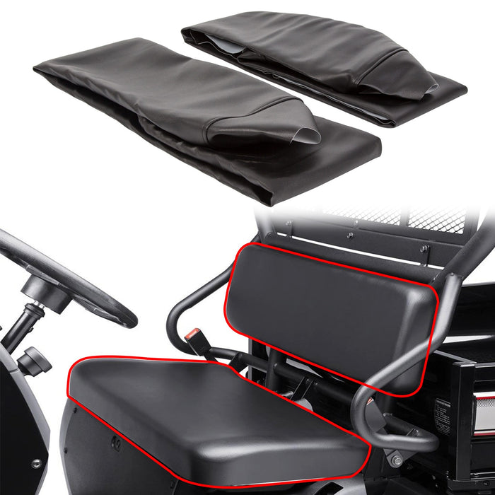 DURAFORCE Black Seat Cover For Kawasaki Mule 2500 2510 3000 3010 Diesel 4X4
