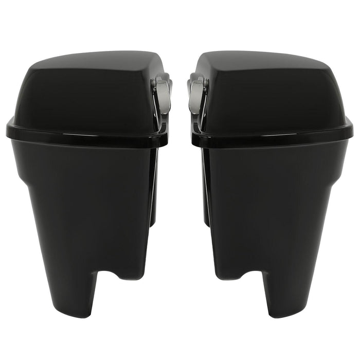 DURAFORCE 5" Stretched Extended Hard Saddle Bags For Harley CVO Street Glide 2014-2024