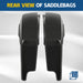 DURAFORCE 5" Stretched Extended Hard Saddle Bags For Harley CVO Street Glide 2014-2024