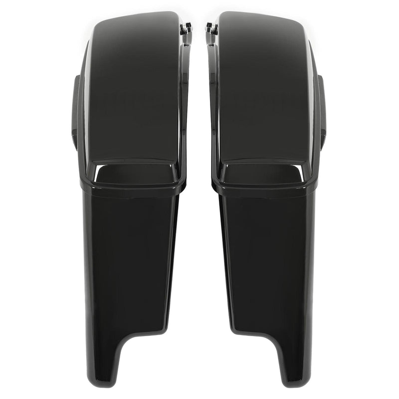 DURAFORCE 5" Stretched Extended Hard Saddle Bags For Harley CVO Street Glide 2014-2024