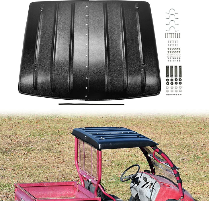 DURAFORCE 2 Piece Hard Top Roof For Kawasaki Mule 600 610 SX 4X4 2005-2023 #KAF600-005B