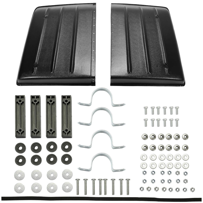 DURAFORCE 2 Piece Hard Top Roof For Kawasaki Mule 600 610 SX 4X4 2005-2023 #KAF600-005B