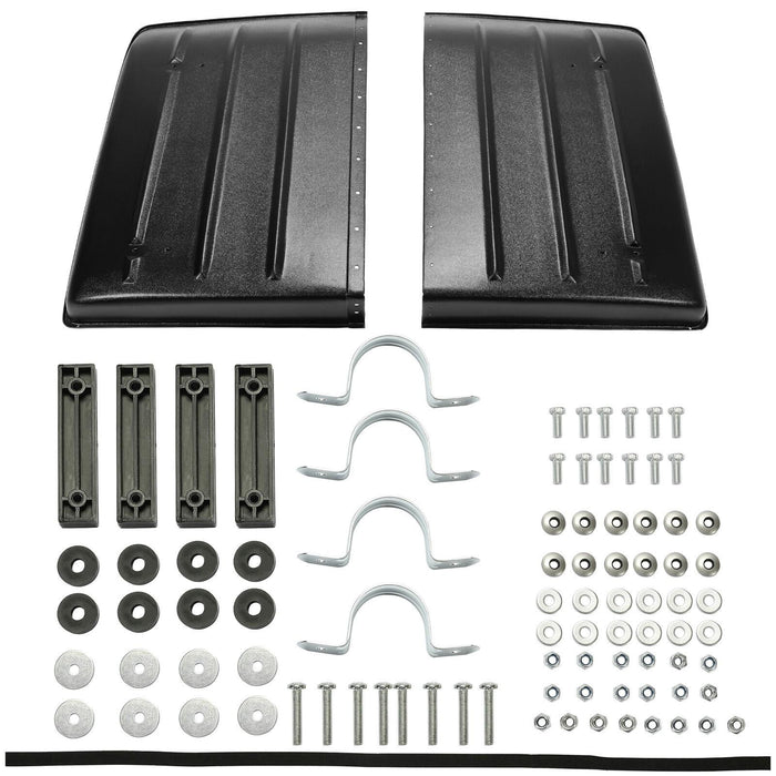 DURAFORCE 2 Piece Hard Top Roof For Kawasaki Mule 600 610 SX 4X4 2005-2023 #KAF600-005B